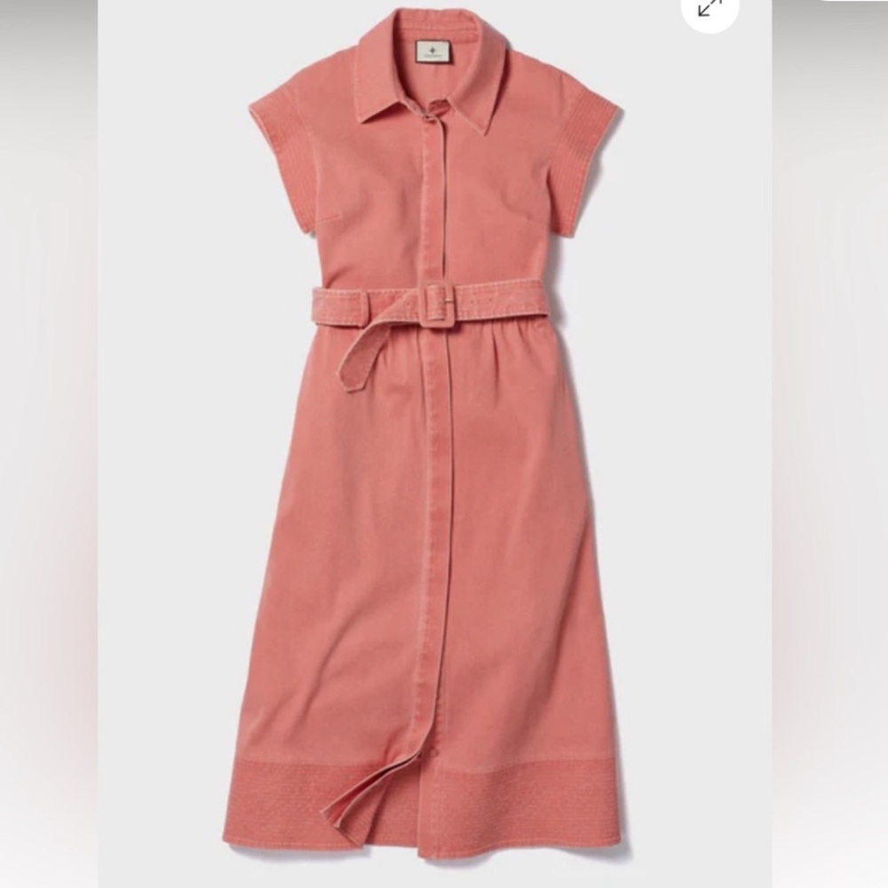 TUCKERNUCK X MURRAY’S TOGGERY Chloe Dress Nantucket Red, size medium
